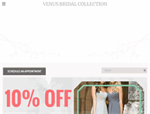 Tablet Screenshot of bridalshopmd.com